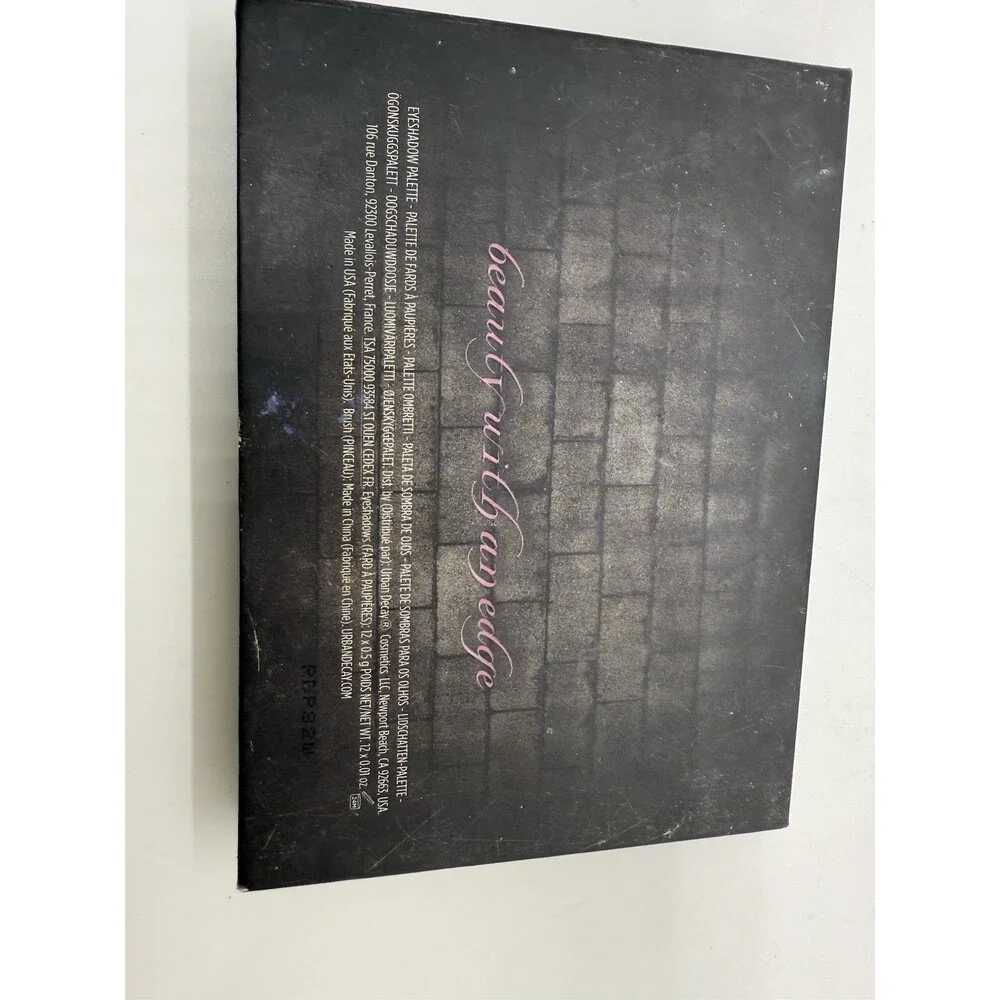 Urban‎ Decay Eyeshadow Palette Nocturnal Shadow Box & 7 Brushes Blue Read Descrp